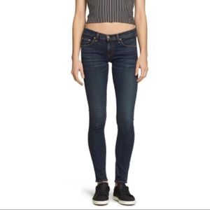 Rag & bone dark wash dover skinny jeans size 28